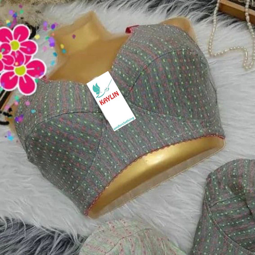 سوتین نخی دولایه طرح ملانژ سوپرپنبه اصل سایز90تا100،سوتین سایز بزرگ نخی،سوتین نخی سایز بزرگ