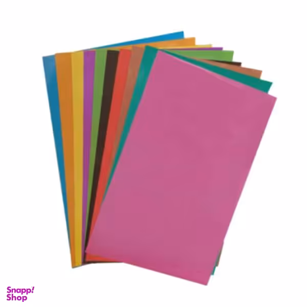 مقوا رنگی کد 01 سایز 25x35 بسته 10 عددی