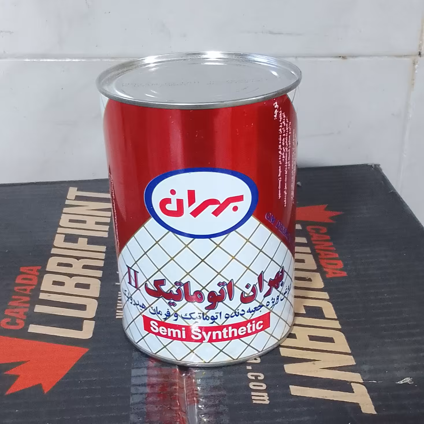 روغن گیربکس دنده اتوماتیک بهران 2خطII مناسب گیربکس های اتوماتیک و هیدرولیک فرمان 