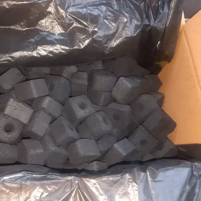 ذغال فشرده درجه یک برش خورده 6 کیلویی