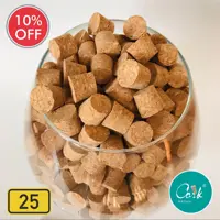 چوب پنبه ( 25 عدد ) صد در صد طبیعی و با کیفیت محصول Italy سایز بطری ویال سایز S