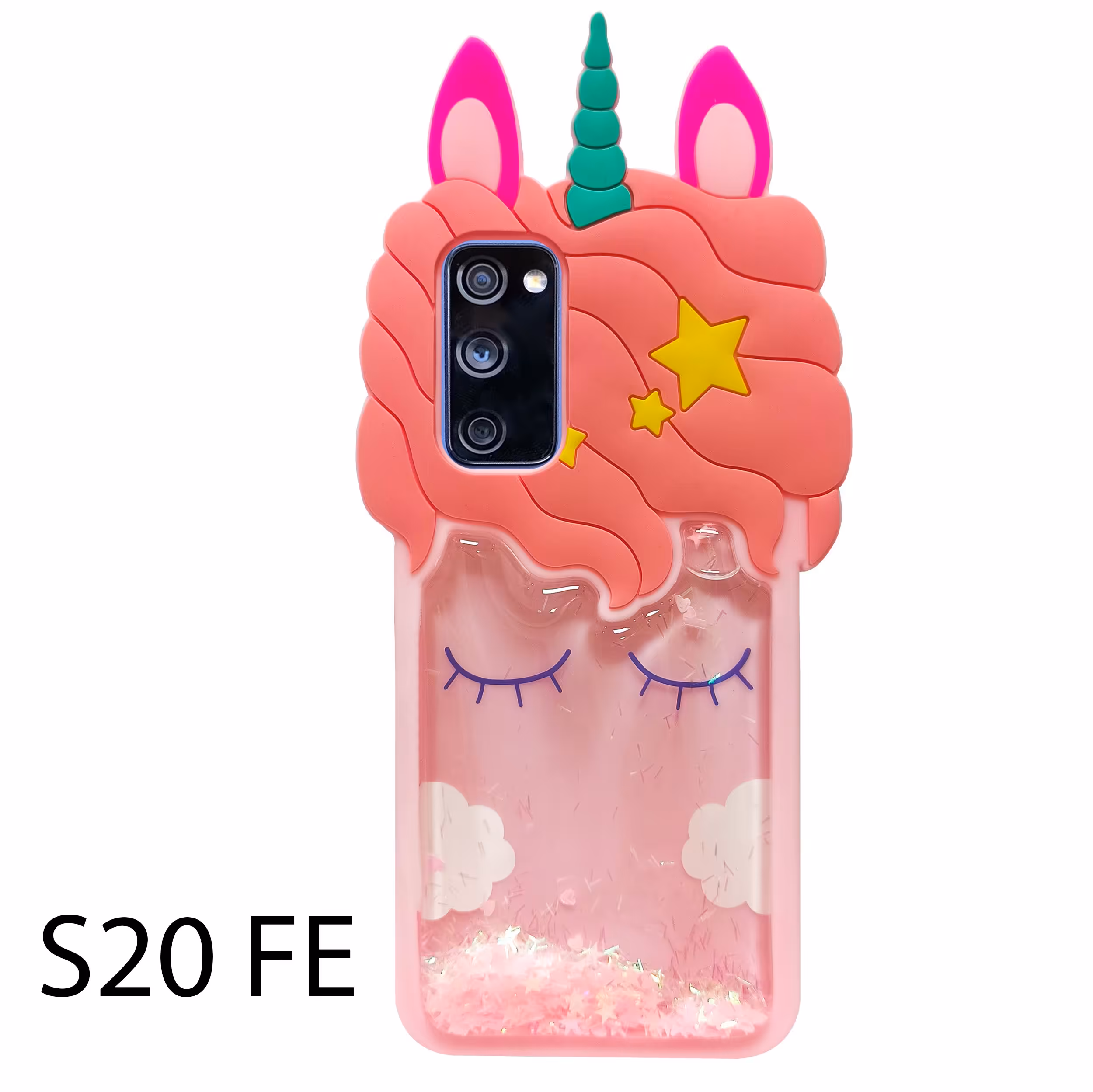 قاب گوشی موبایل سامسونگ Galaxy S20 FE فانتزی طرح یونیکورن ( تک شاخ )