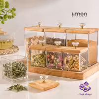 پاسماوری لیمون کفه دار درب چوبی