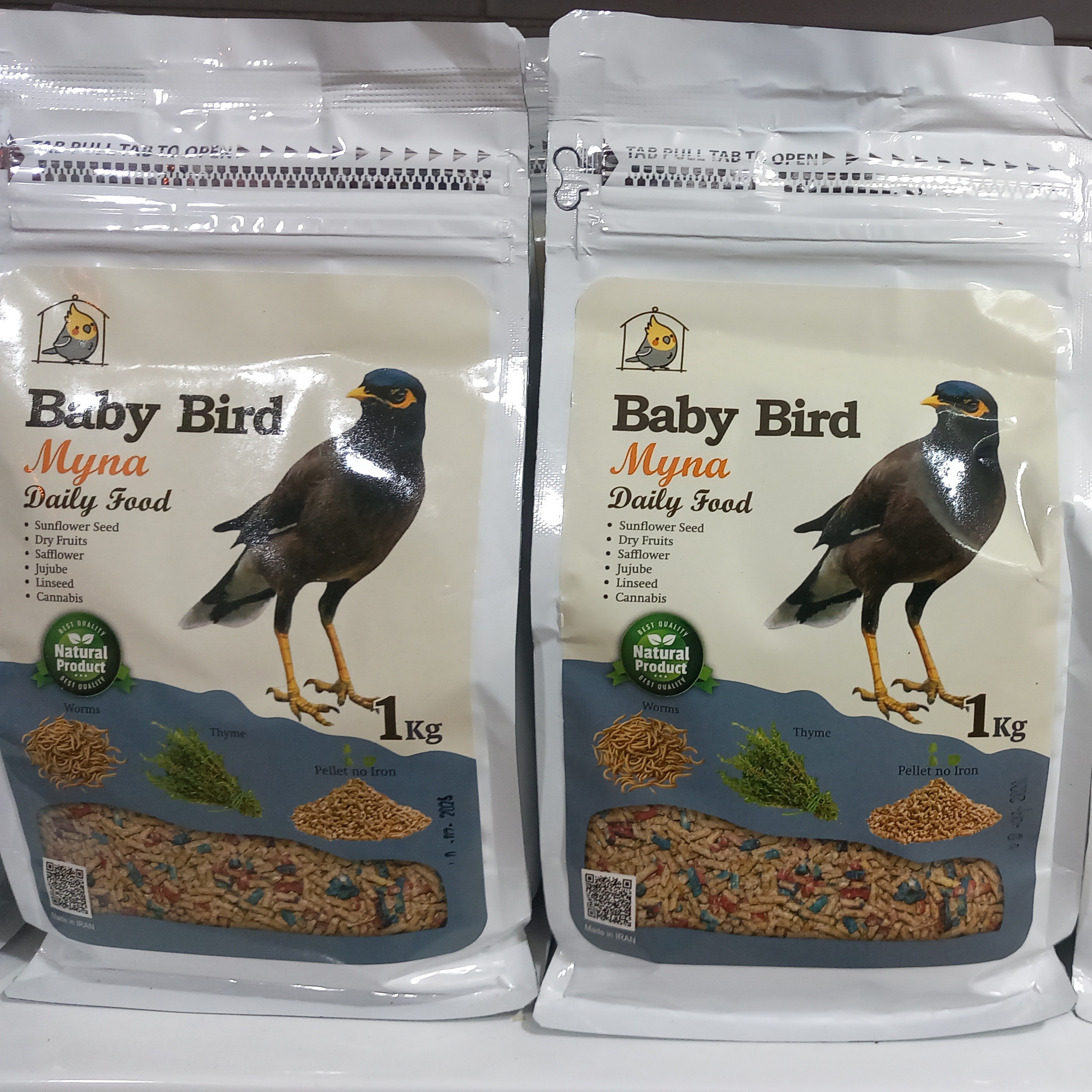 غذای مرغ مینا Baby Bird 