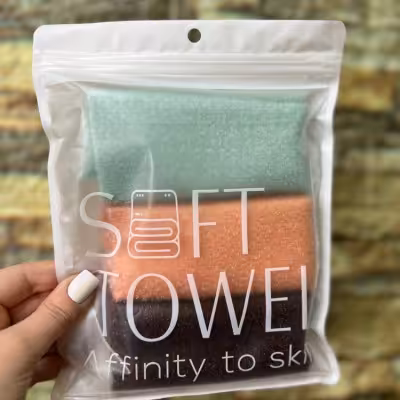 دستمال 3 عددی soft towel