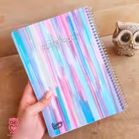 دفتر مشق 100 برگ طرح آبرنگی