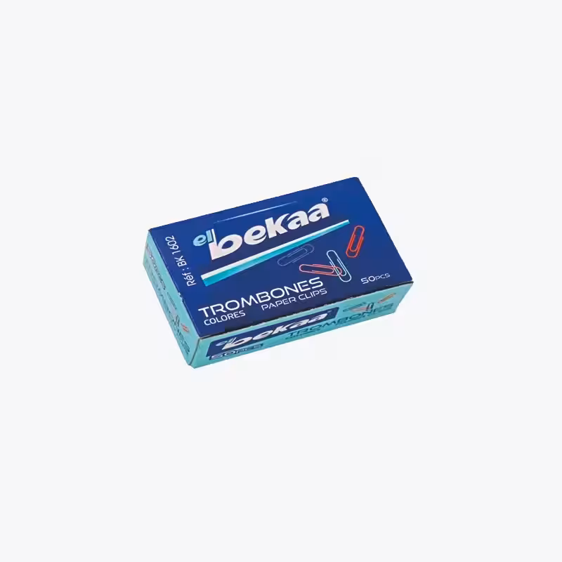 گیره رنگی کاغذ ال بکا مدل 1602 بسته 50 عددی