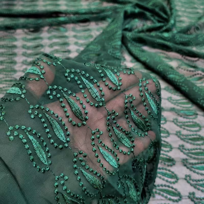 پارچه خامه دوزی ساده