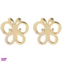 گوشواره طلا 18 عیار رزا مدل EG136