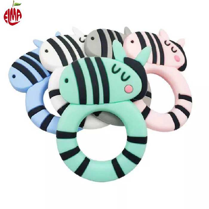 دندانگیر سلیکونی گورخر