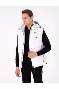جلیقه سفید مردانه اورجینال Pierre Cardin