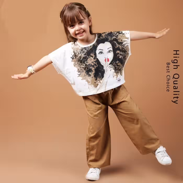 کراپ شلوار دخترانه سایز 45 تا 60