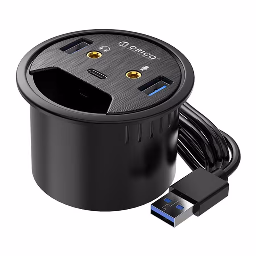 قیمت و خرید هاب USB 3.0 پنج پورت اوریکو مدل DESK-2U1C | یاس ارتباط