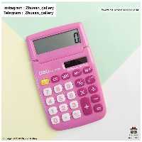 ماشین حساب Deli 39220 صورتی و بنفش