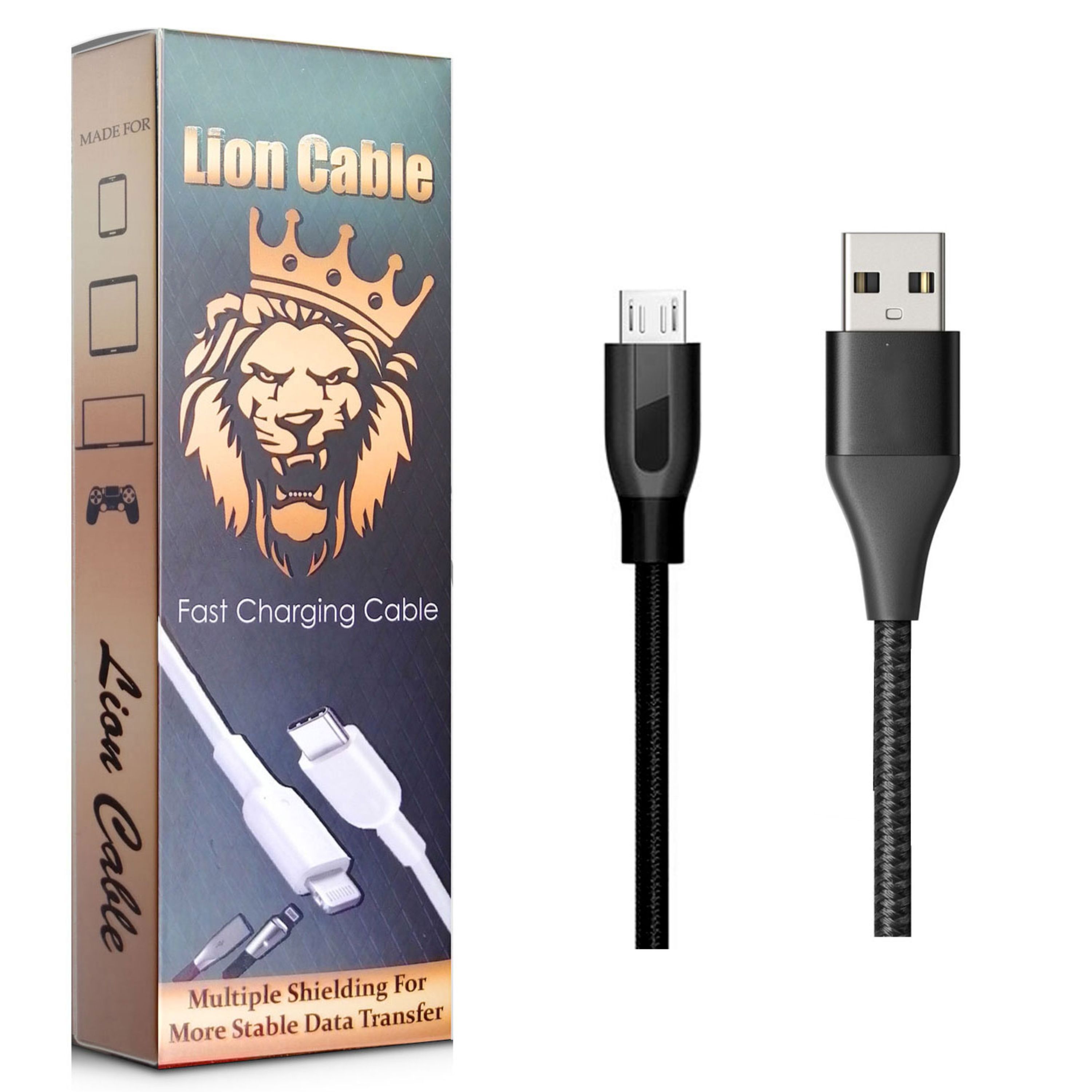 کابل شارژ فست شارژ USB به MicroUSB یک متری