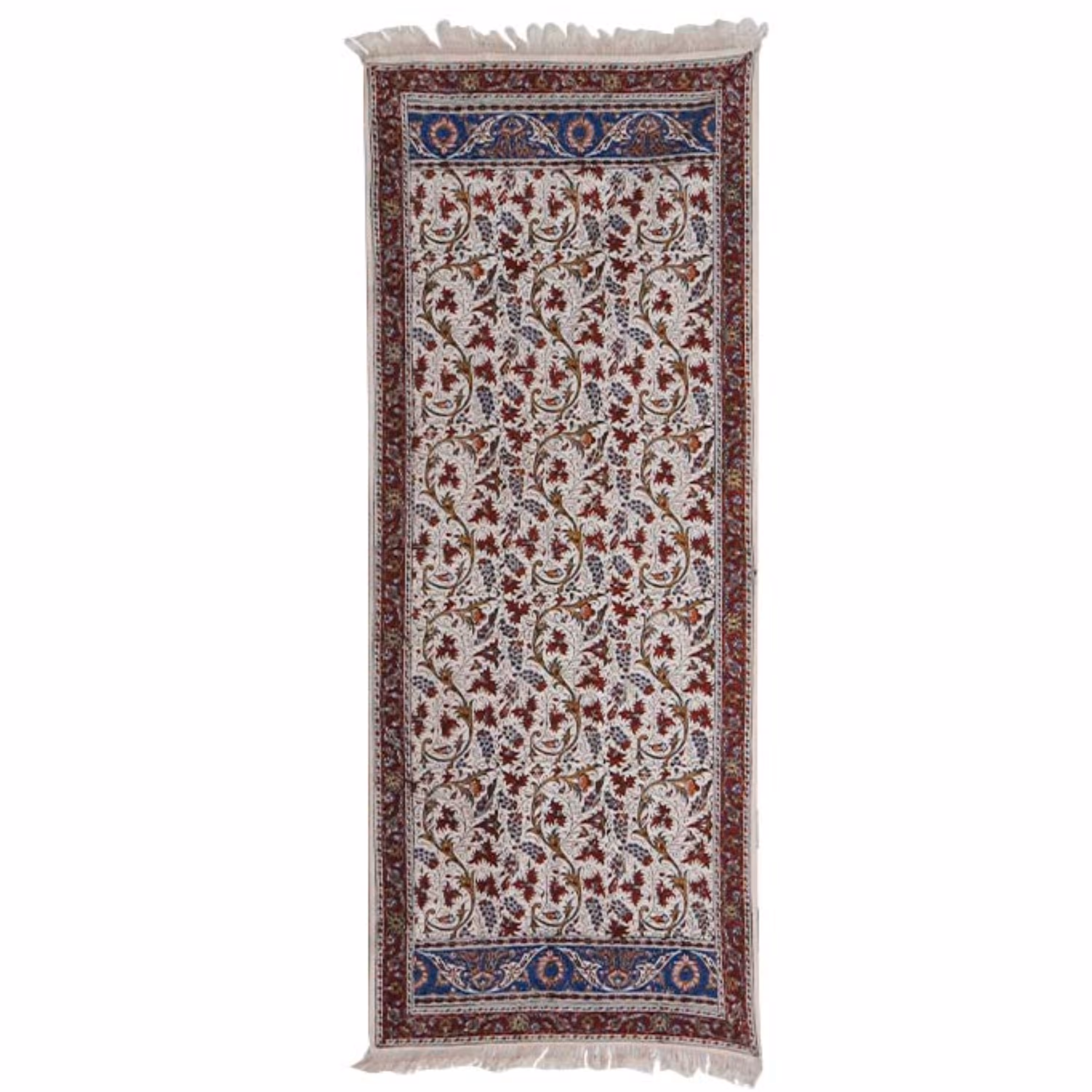 رومیزی قلمکاری ممتاز اصفهان سایز 150 در 60 سانتی متر طرح انگوری