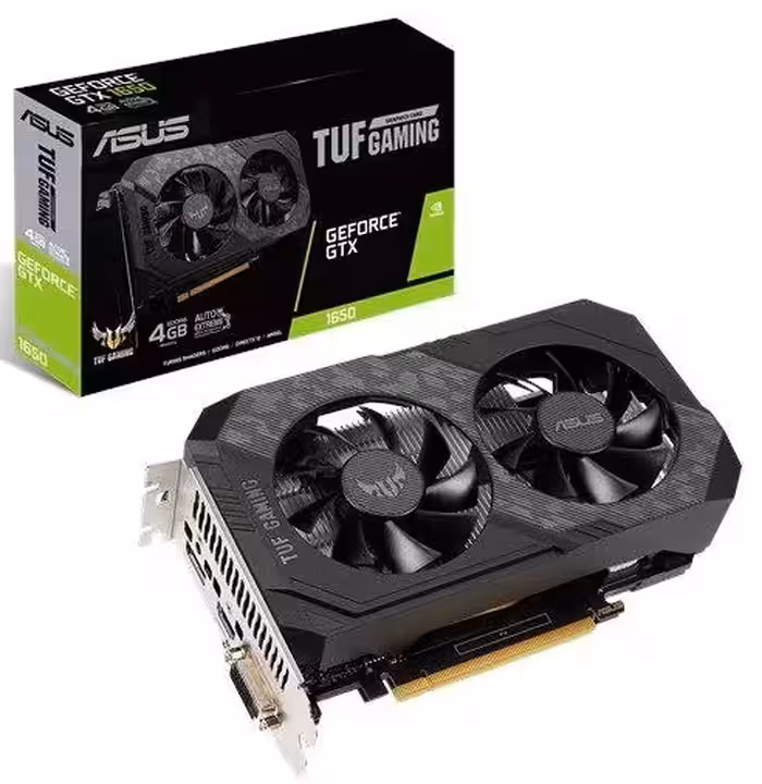 کارت گرافیک ایسوس مدل TUF-GTX1650-4GD6-P-GAMING با حافظه 4 گیگابایت