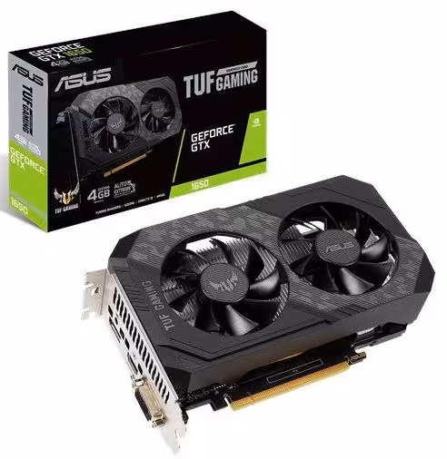 کارت گرافیک ایسوس مدل TUF-GTX1650-4GD6-P-GAMING با حافظه 4 گیگابایت