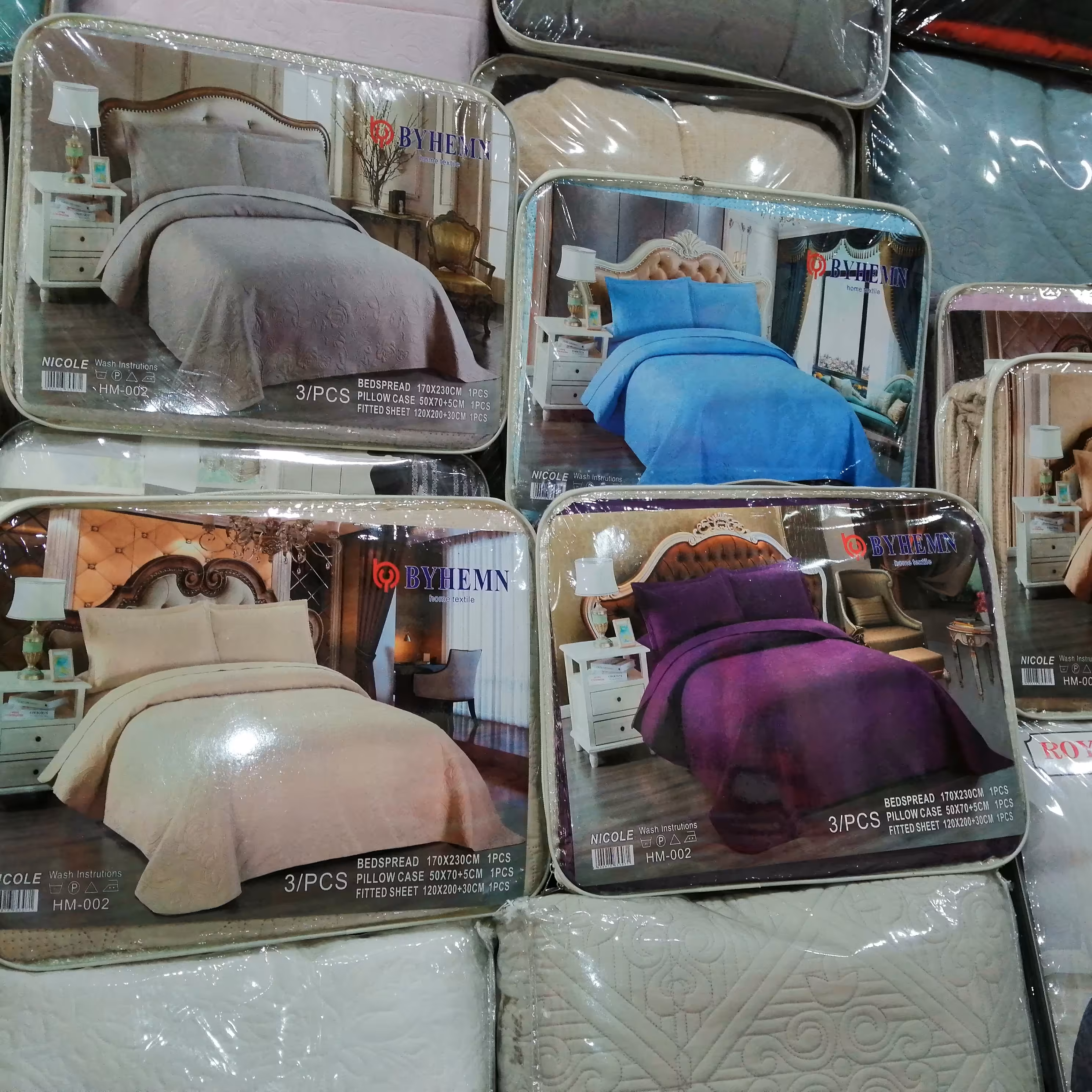 روتختی تکنفره بهاره (حراج این هفته) پنبه دوزی خارجی 