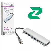 هاب و رم ریدر 7 پورت و رابط تایپ سی کی لینک مدل YG-2120 | ژیوار مارکت - لپتاپ استوک، لوازم جانبی موبایل و کامپیوتر