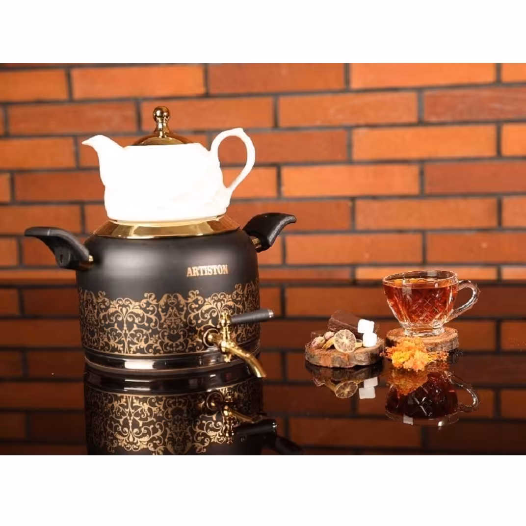 کتری قوری گل بنجامین کف چدن آرتیستون با رنگ ثابت و طراحی زیبا و ارسال رایگان