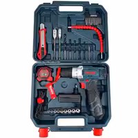 مجموعه 35 عددی دریل شارژی چکشی 12 ولت تک باتری رونیکس مدل RS-8611