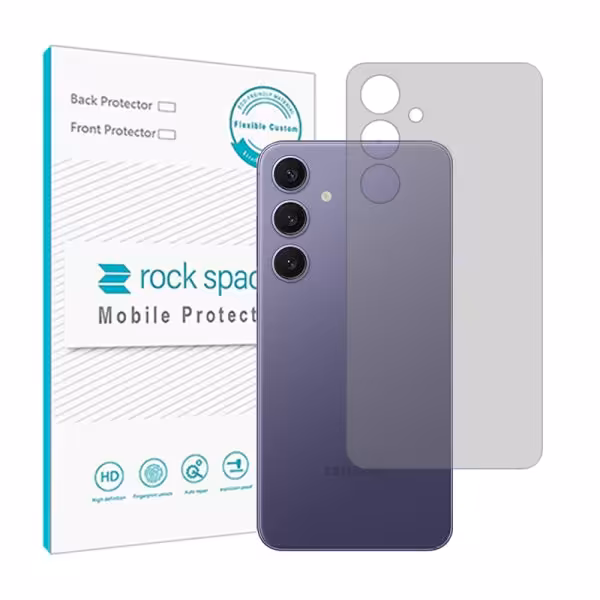 گلس محافظ پشت گوشی سامسونگ  S24 مدل نانو هیدروژل شفاف برند راک اسپیس کد 57223S