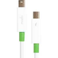 کابل MOSHI موشی THUNDERBOLT تاندربولت 2 متری سفید - Hiapple.ir