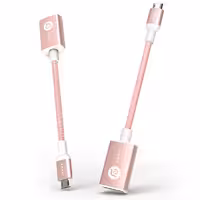 آداپتور آدام المنتس ADAM ELEMENTS مدل PeAk AFB13 تبدیل میکرو USB به USB رزگلد - Hiapple.ir