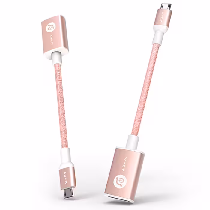 آداپتور آدام المنتس ADAM ELEMENTS مدل PeAk AFB13 تبدیل میکرو USB به USB رزگلد - Hiapple.ir