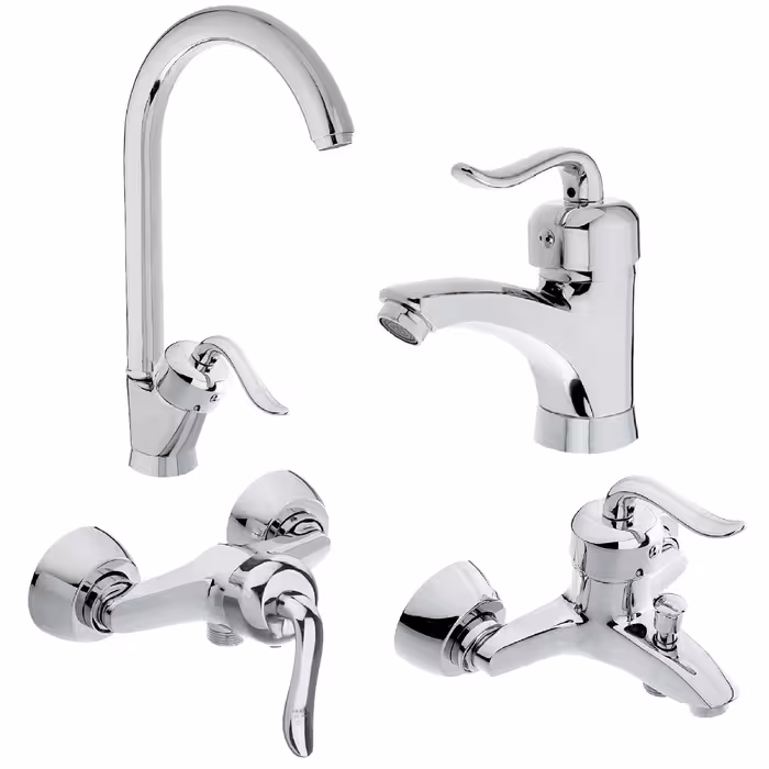 ست چهارتیکه شیرآلات آشپزخانه 