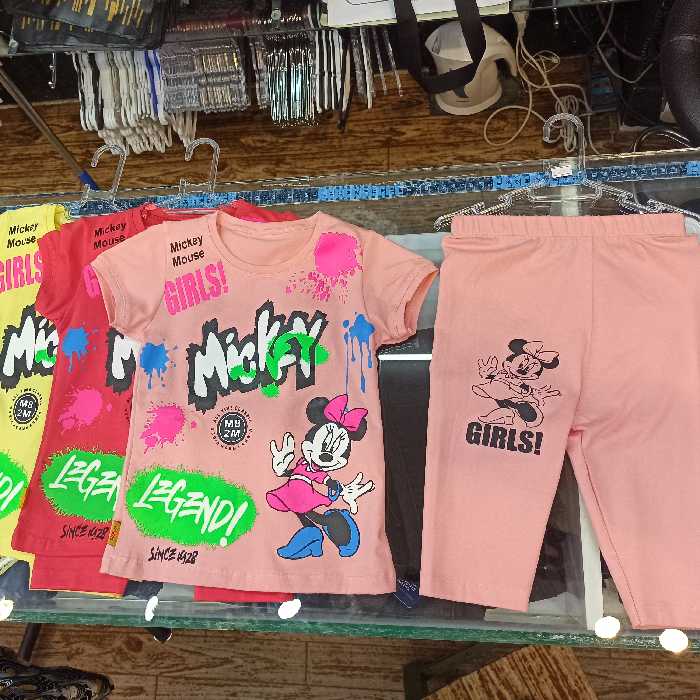 تیشرت و شلوارک میکی سایز 40.45