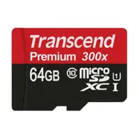 حافظه میکرو اس دی ترنسند مدل 300 ایکس با ظرفیت 64 گیگابایت