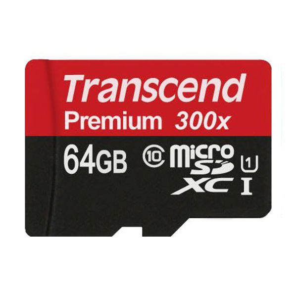 حافظه میکرو اس دی ترنسند مدل 300 ایکس با ظرفیت 64 گیگابایت