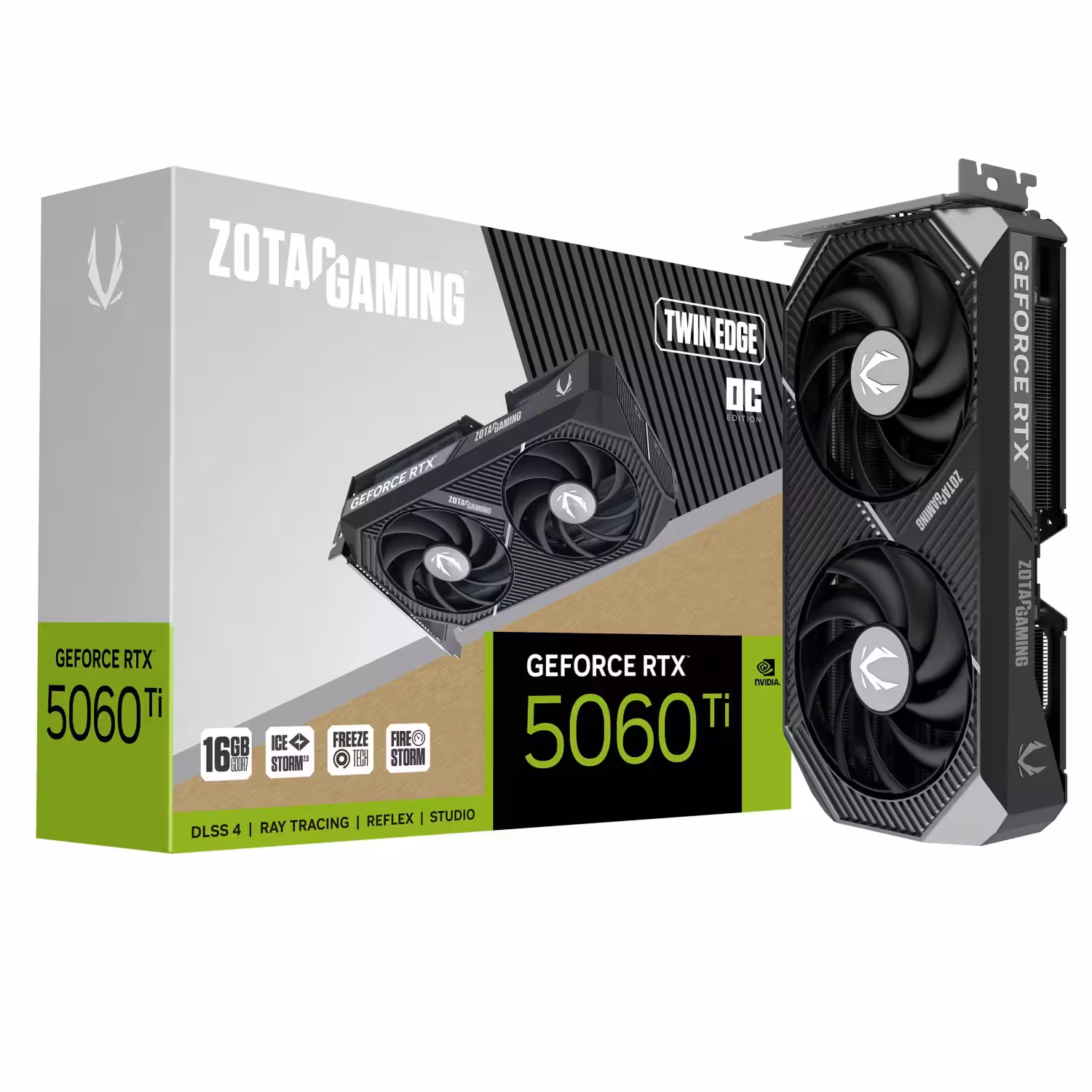 کارت گرافیک زوتک مدل GAMING GeForce RTX 5060 Ti 16GB Twin Edge OC