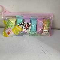 هایلایتر یا علامت زن 6 عددی طرح شکلات 