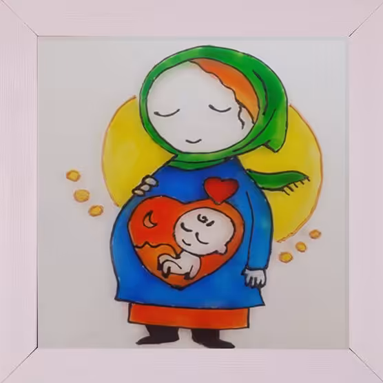 تابلو ویترای طرح مادر