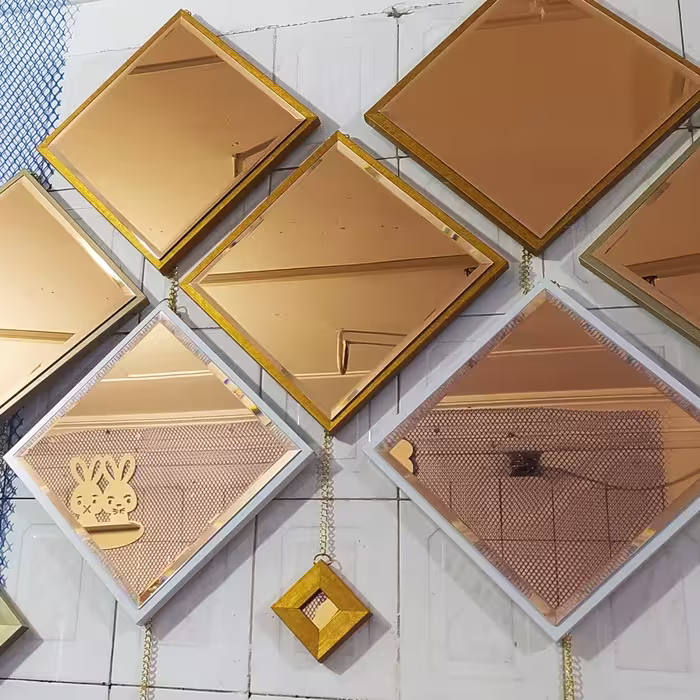 بسته3عددی آینه دکوراتیوبارنگبندی مختلف