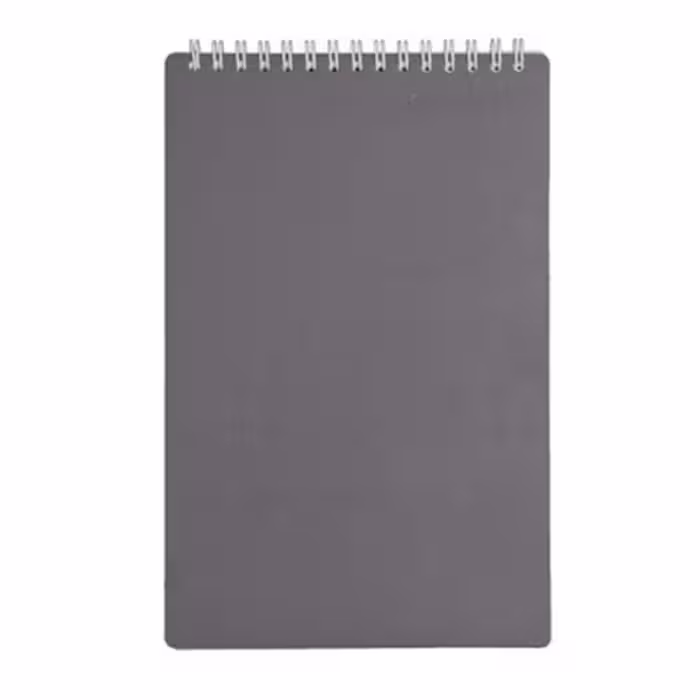 خرید دفتر یادداشت طلقی 70 برگ سایز 12 × 16.5 سانتی متر (سایز یک هشتم)