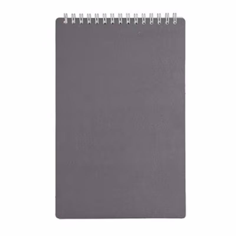 خرید دفتر یادداشت طلقی 70 برگ سایز 12 × 16.5 سانتی متر (سایز یک هشتم)