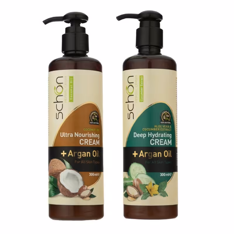 کرم مرطوب کننده شون مدل Coconut Oil حجم 300 میلی لیتر مجموعه 2 عددی