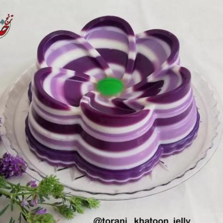 قالب ژله شش پر پلاستیکی 6پر دهانه 17 سانت