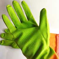 دستکش سایز   small و ساق متوسط برند فلورا با کیفیت بالا