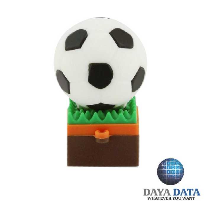 فلش مموری فانتزی دایا دیتا  توپ فوتبال روی چمن مدل PS1007-7 ظرفیت128GB -USB2 