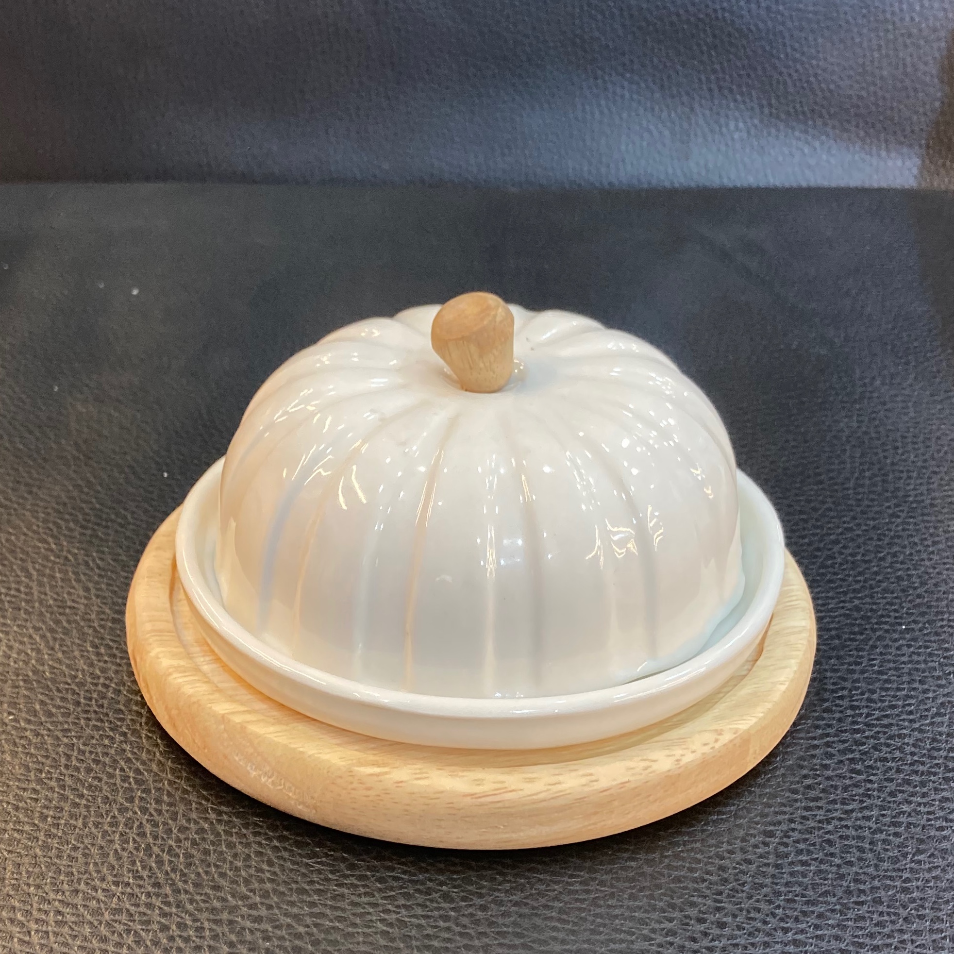 کره خوری چوب سرامیک گرد