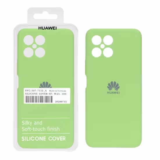 قاب گوشی سیلیکونی پاک کنی اورجینال درجه یک برای Honor X8 4G