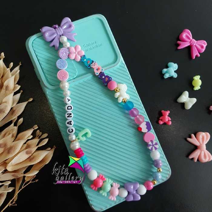 آویز موبایل طرح شکلات رنگ ثابت و زیبا