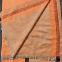 شال پشمی نارنجی