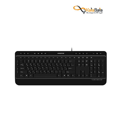 خرید کیبورد باسیم کینگ استار KB97 با قیمت مناسب و حروف فارسی