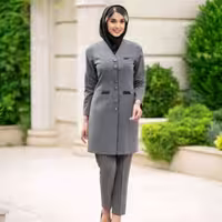 مانتو اداری زنانه پرشیا مدل ست مانتو شلوار اداری طناز